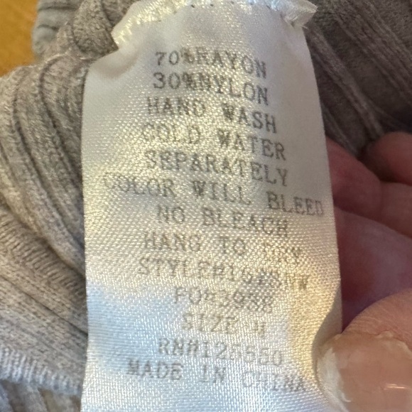 Naked Wardrobe Size Medium Ribbed Sweater GETTIN' KNIT TURTLENECK BODYSUIT - Picture 6 of 8